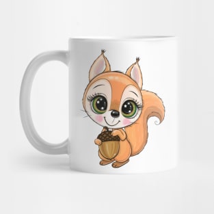 Cute Cartoon Squirrel Mug